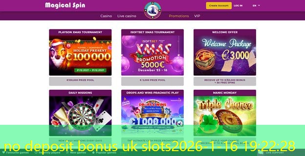 no deposit bonus uk slots no deposit bonus uk slots